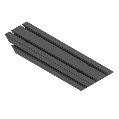 40B-34590-1 MODULAR SOLUTIONS ELITE ALUMINUM BRACE<BR>45MM X 90MM STRENGTHING ELEMENT